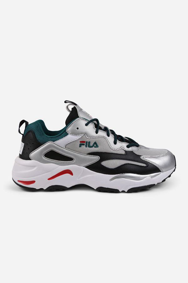 Zapatillas Entrenamiento Fila Hombre Metal Plateadas / Negras - Ray Tracer Wrf - España 637082XKR